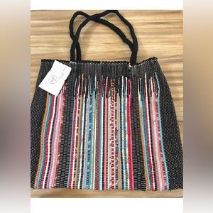 Colorful recycled tote A.P.E. Assoc for Protection of the Environment